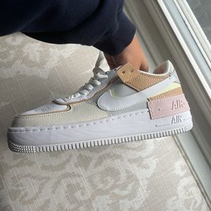 Nike air forces with color detail